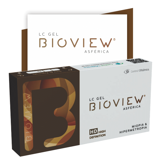 Embalagem das lentes de contato Bioview Asférica