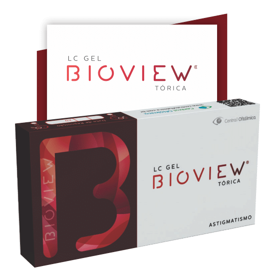 Embalagem das lentes de contato Bioview Tórica