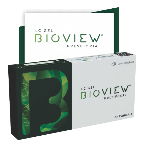 Embalagem das lentes de contato Bioview Multifocal 