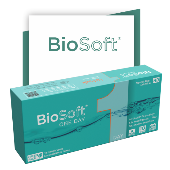Lente de contato Biosoft One Day